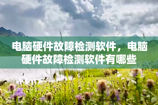 电脑硬件故障检测软件，电脑硬件故障检测软件有哪些