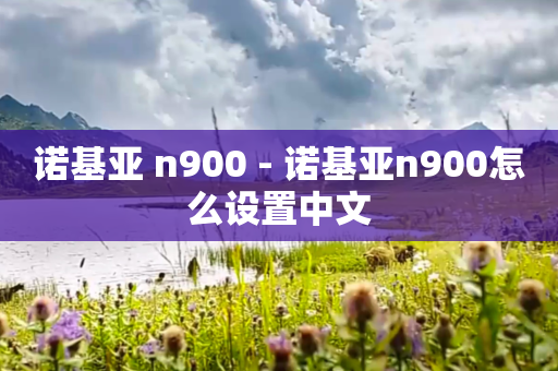 诺基亚 n900 - 诺基亚n900怎么设置中文