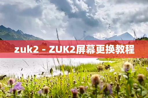 zuk2 - ZUK2屏幕更换教程