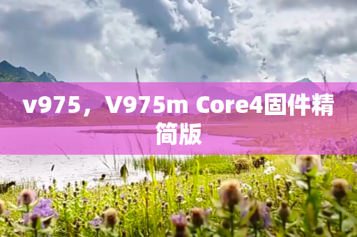 v975，V975m Core4固件精简版