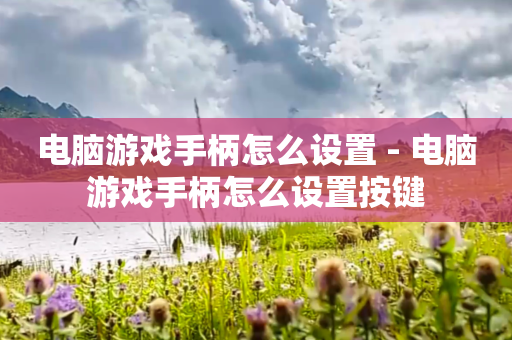 电脑游戏手柄怎么设置 - 电脑游戏手柄怎么设置按键