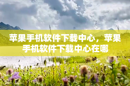 苹果手机软件下载中心，苹果手机软件下载中心在哪