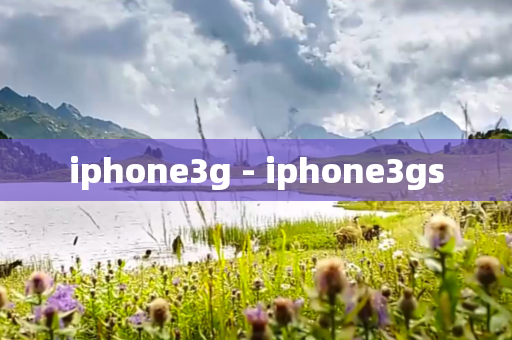 iphone3g - iphone3gs