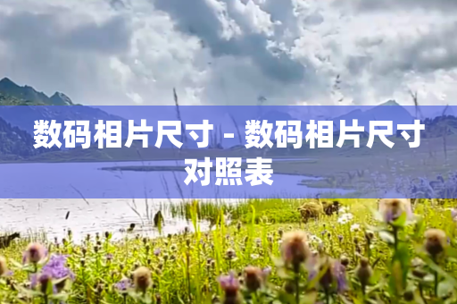 数码相片尺寸 - 数码相片尺寸对照表
