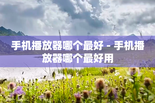 手机播放器哪个最好 - 手机播放器哪个最好用