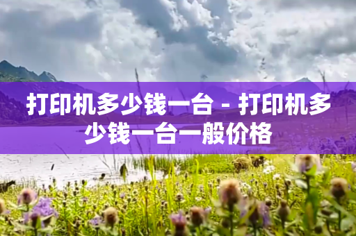打印机多少钱一台 - 打印机多少钱一台一般价格