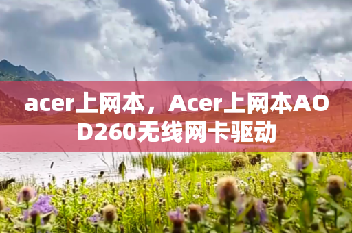 acer上网本，Acer上网本AOD260无线网卡驱动