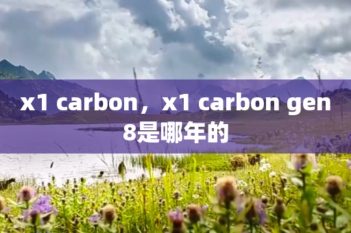 x1 carbon，x1 carbon gen8是哪年的