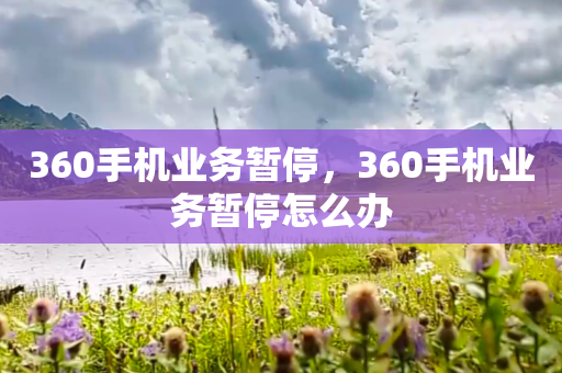 360手机业务暂停，360手机业务暂停怎么办