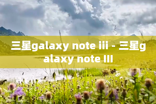 三星galaxy note iii - 三星galaxy note III