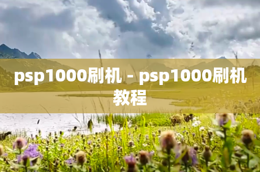 psp1000刷机 - psp1000刷机教程