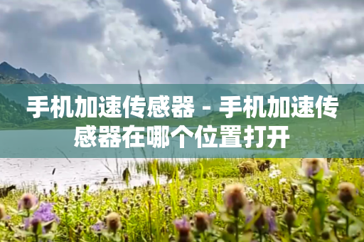 手机加速传感器 - 手机加速传感器在哪个位置打开