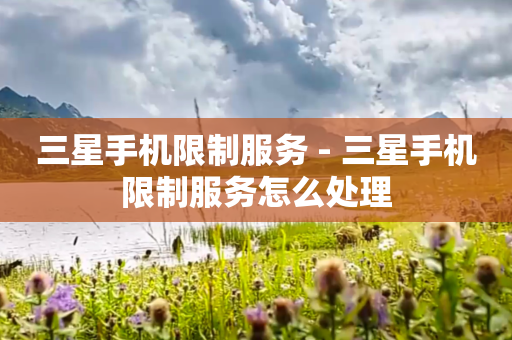 三星手机限制服务 - 三星手机限制服务怎么处理