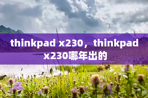 thinkpad x230，thinkpad x230哪年出的
