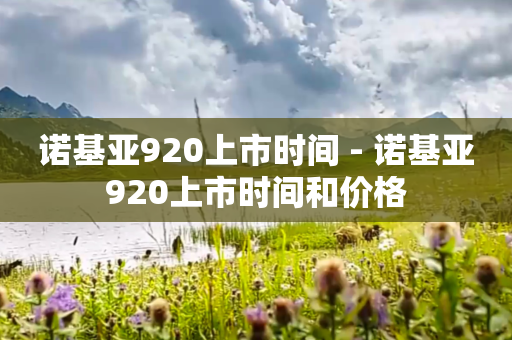 诺基亚920上市时间 - 诺基亚920上市时间和价格